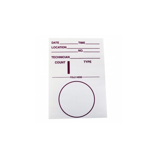 Wipe Test Smears w/ Record Folders, Cotton, 500/PK